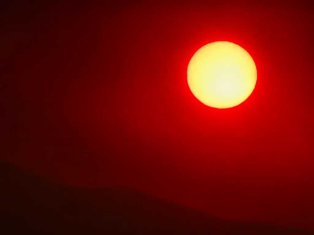 Red Sun Sunset
