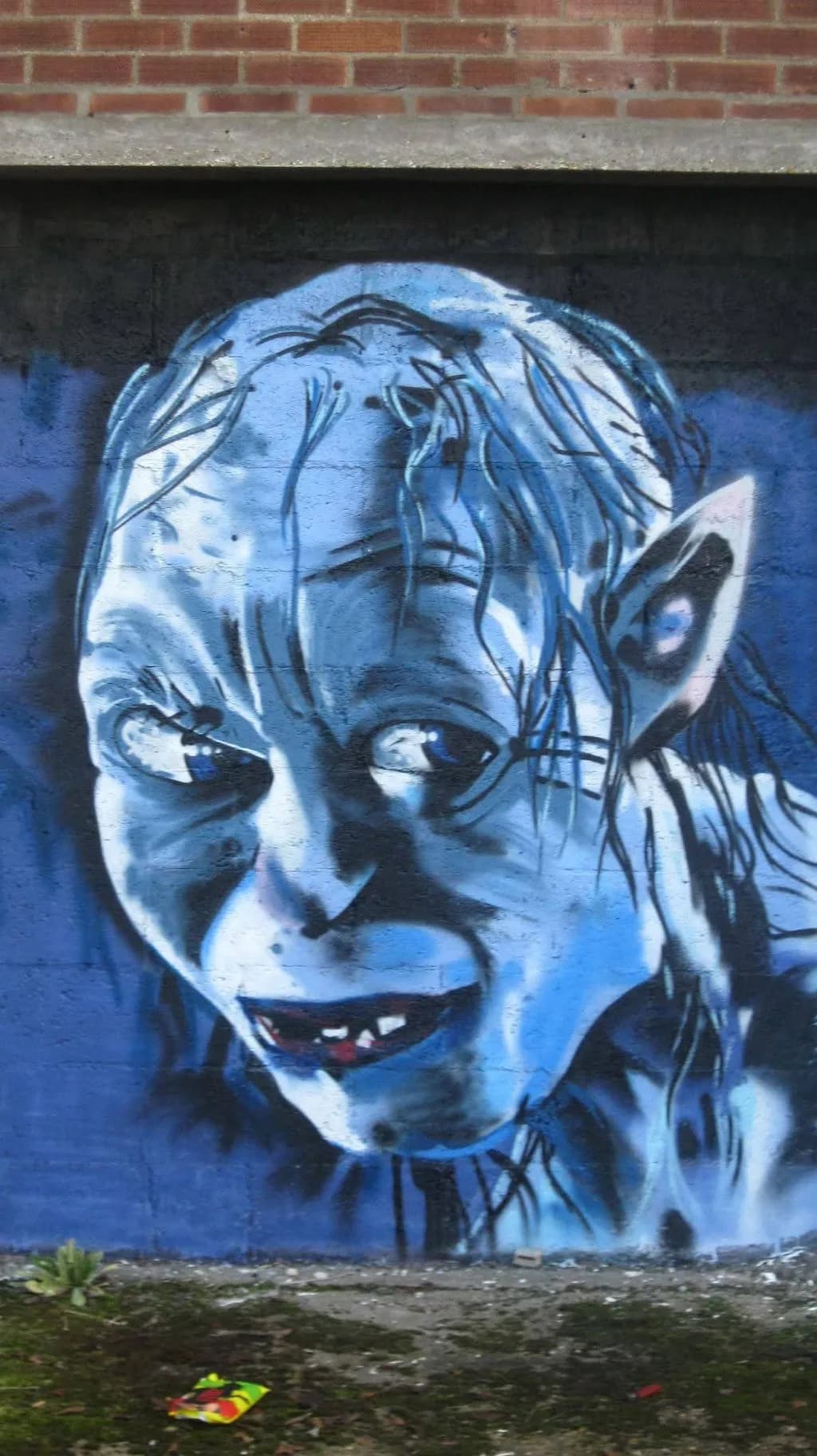 Blue Gollum Portrait