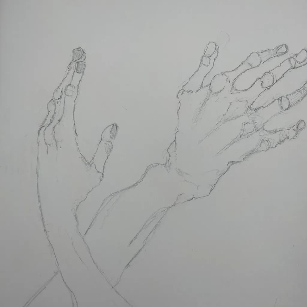 Extended hands