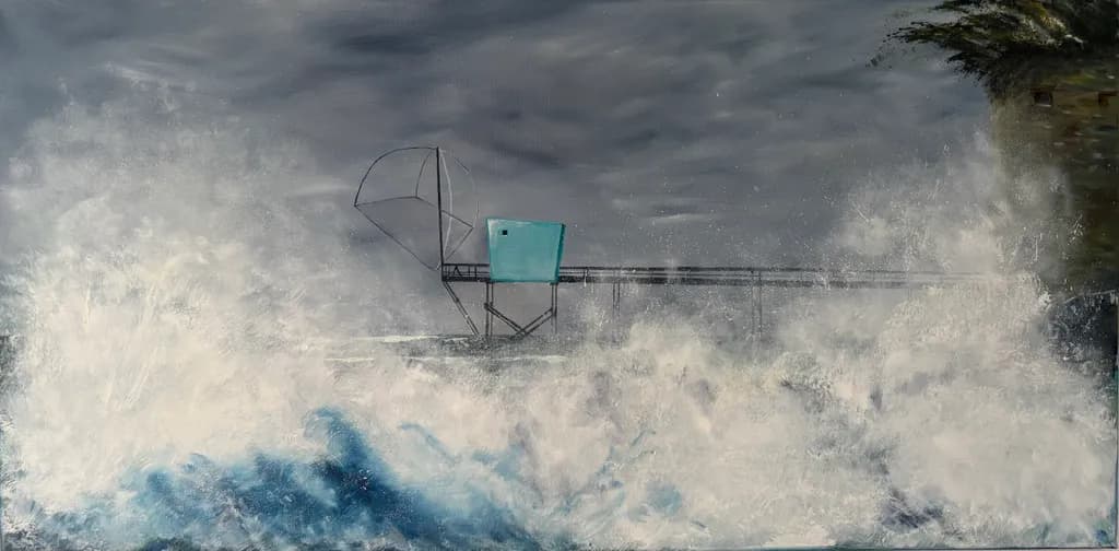 La pêcherie bleue de sainte Marie - Pornic
