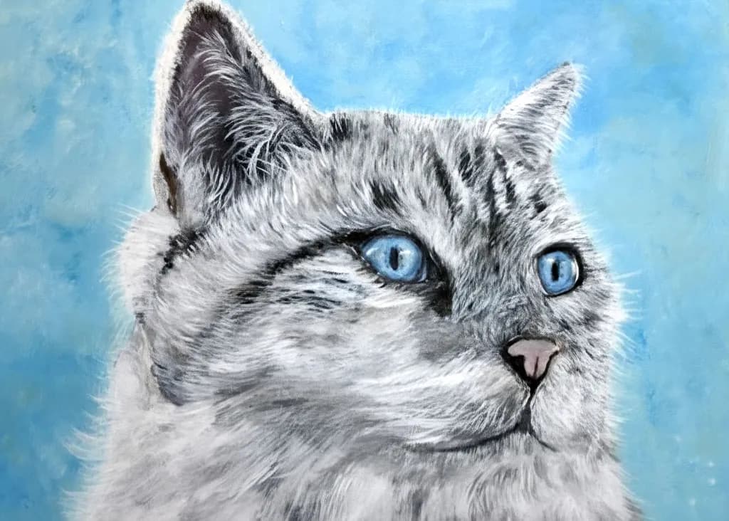 Blue-Eyed Gaze