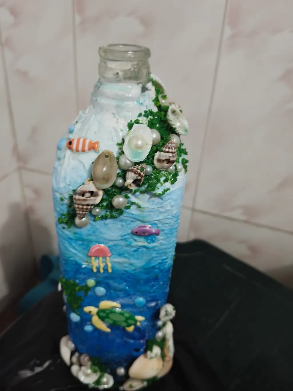 Ocean Mosaic Bottle