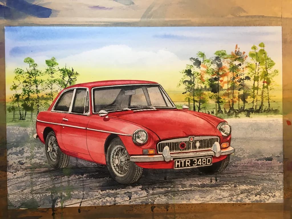 Red MG Classic