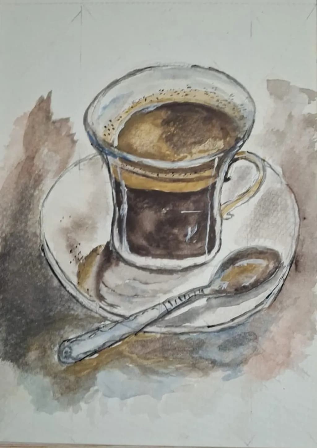 Glass Coffee Moment