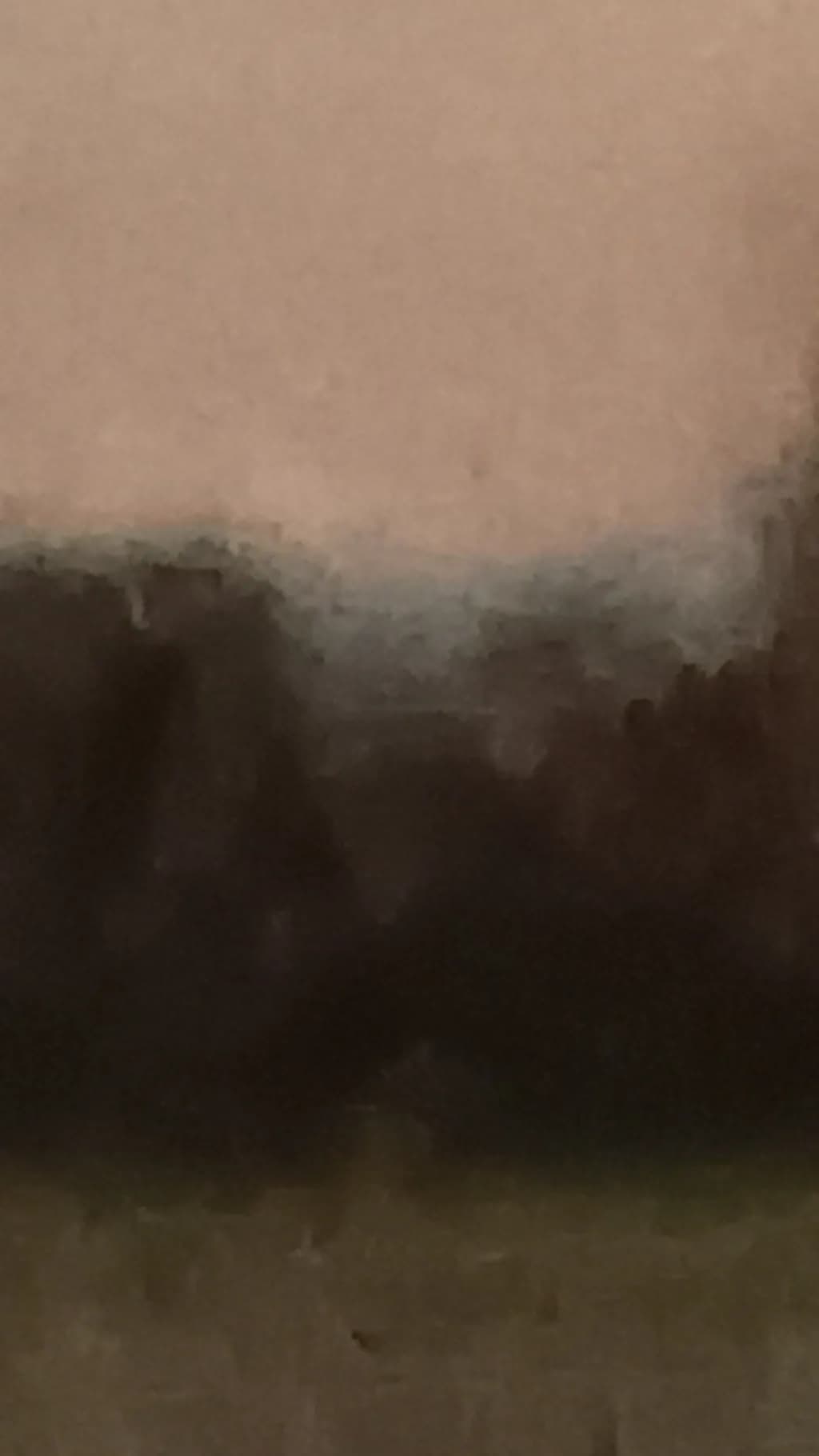 Dusk Landscape Silhouette
