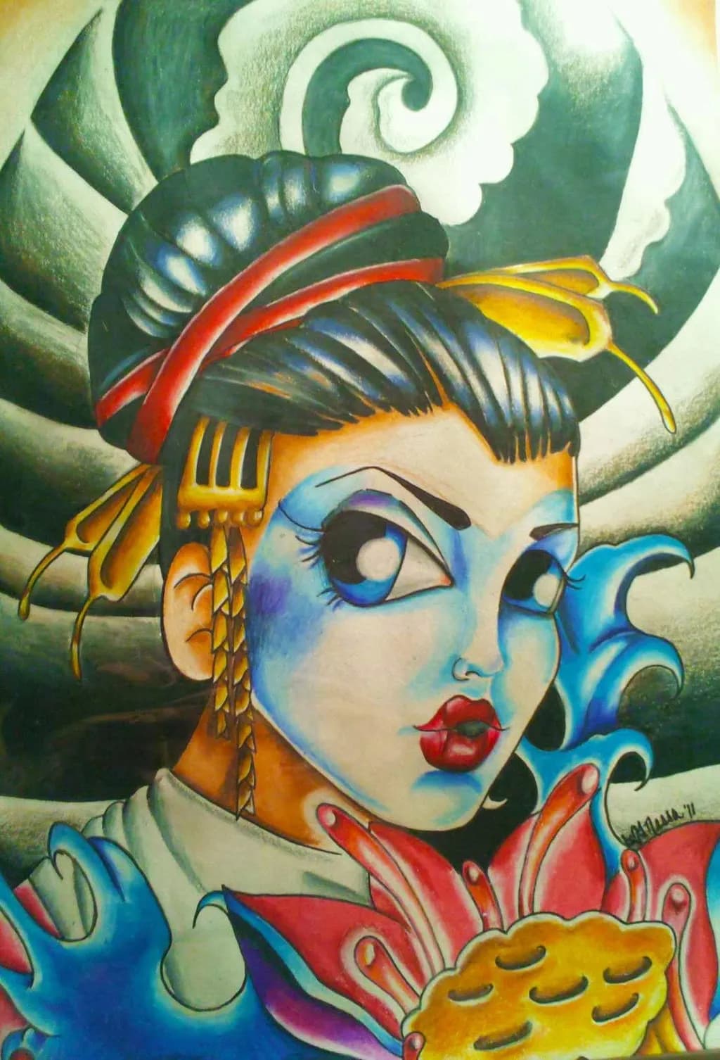 Geisha Mosaic