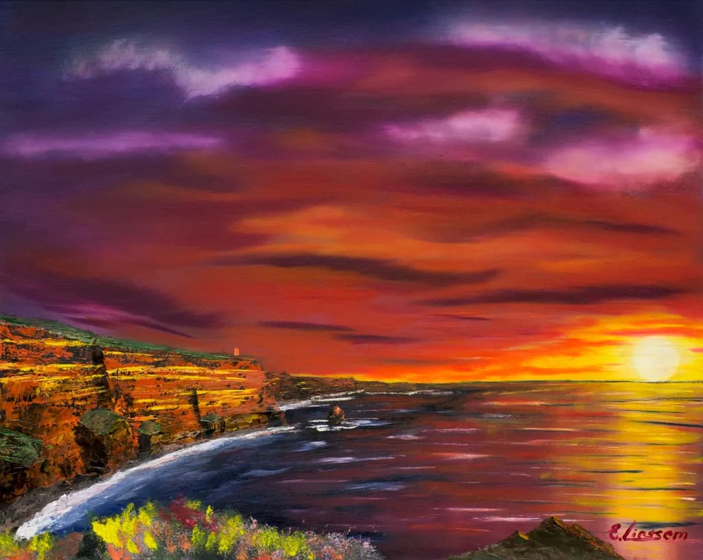 Crimson Coastline