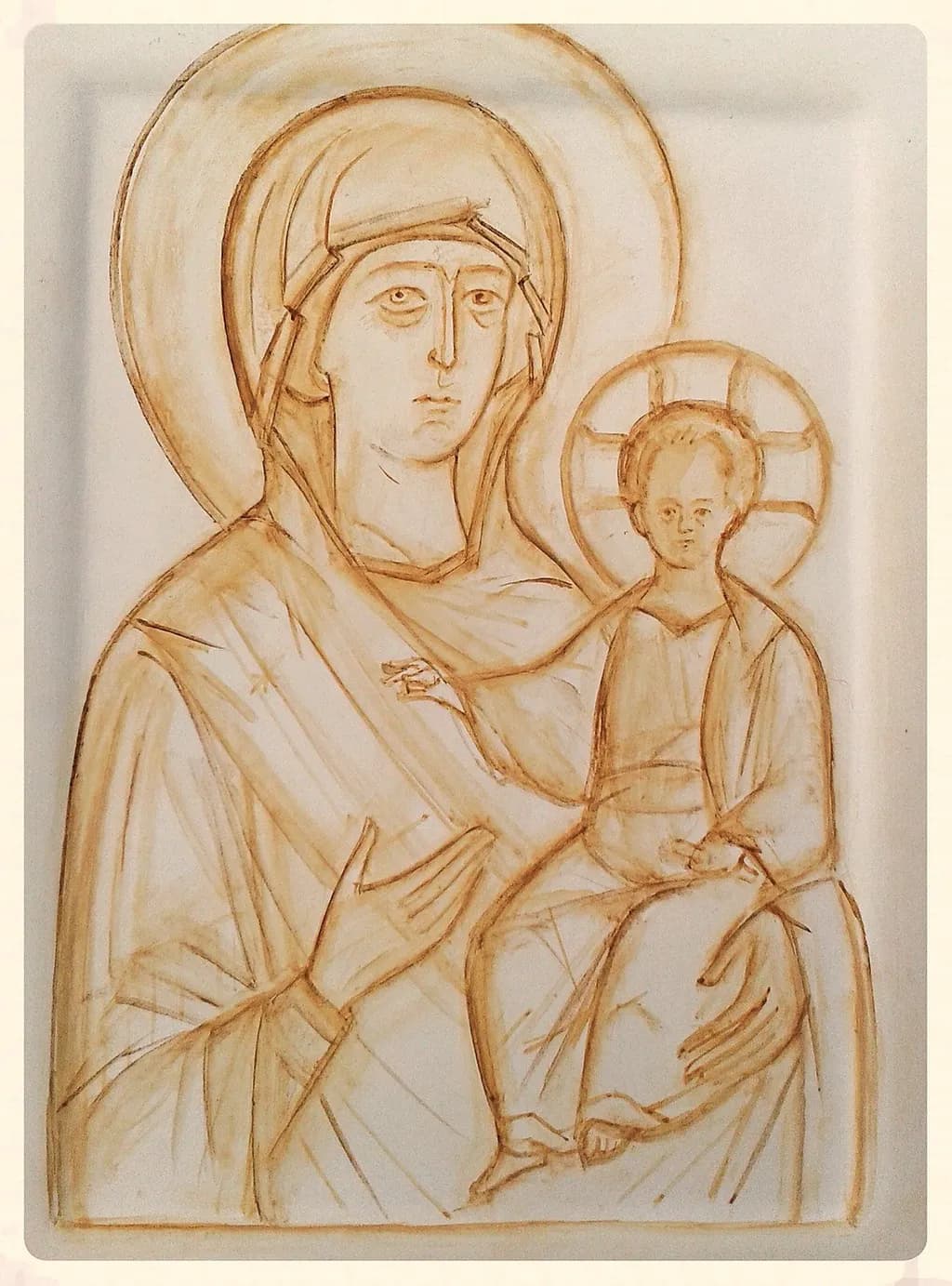 Madonna and Child Sketch
