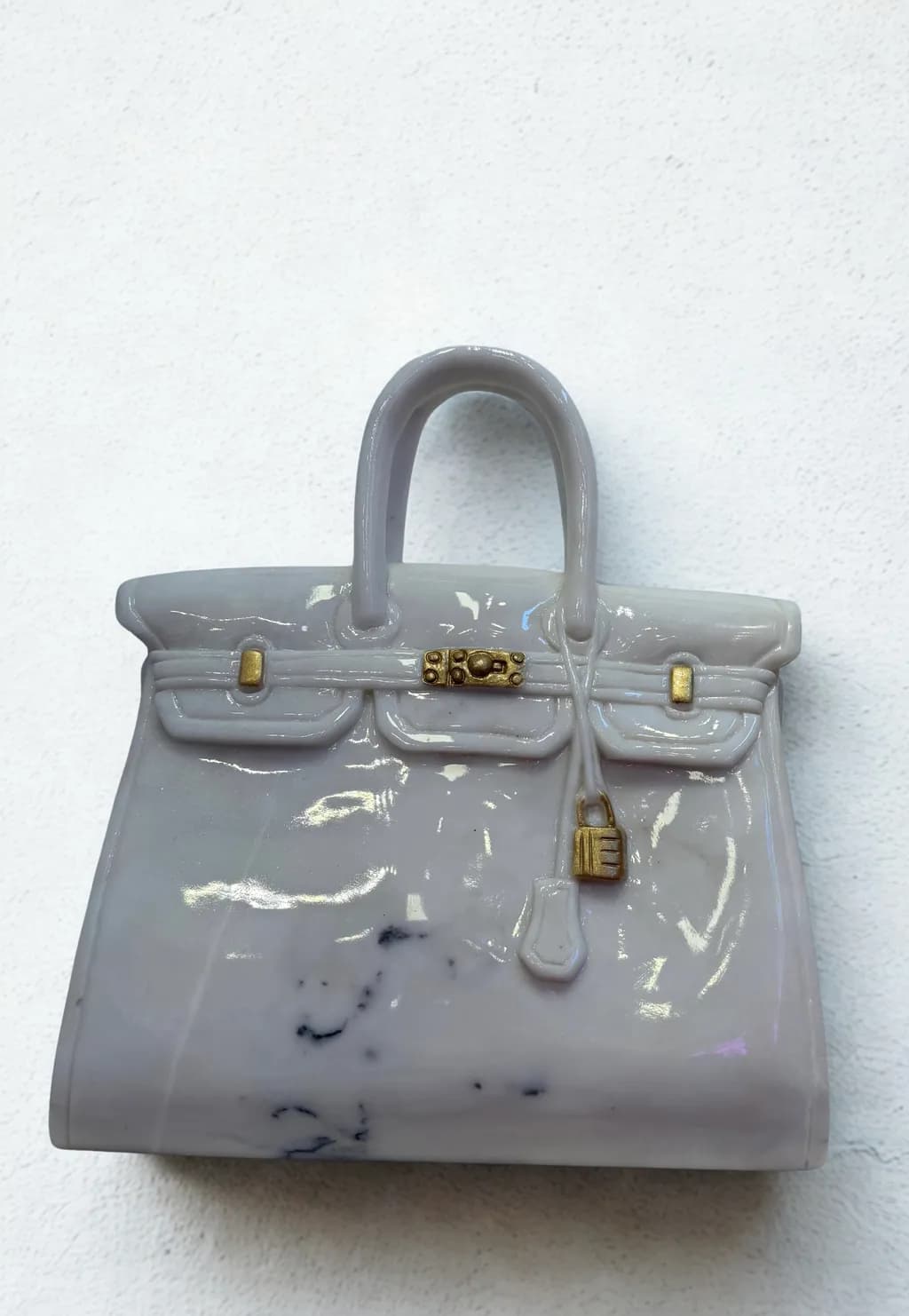 Marbled Elegance Handbag