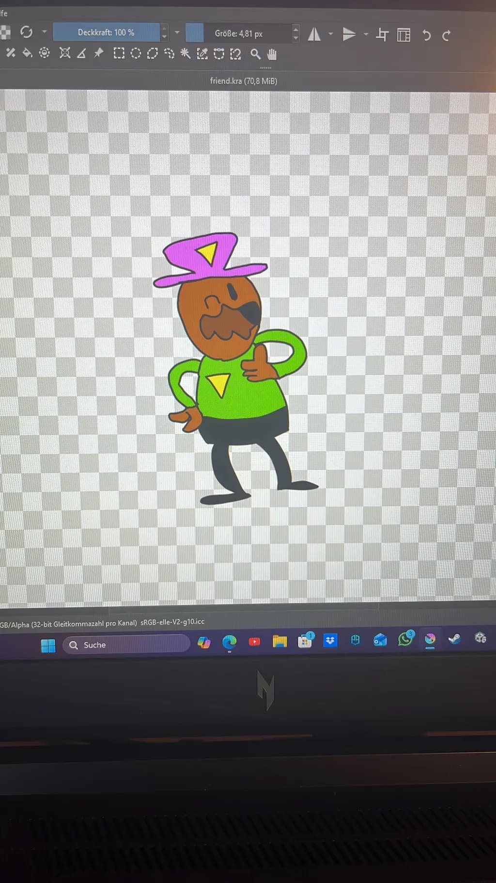 Green Triangle Dancer