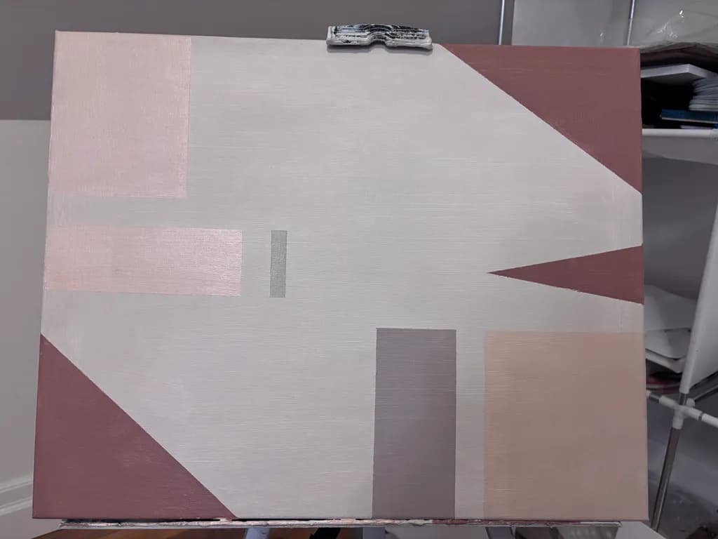 Muted Geometric Composition