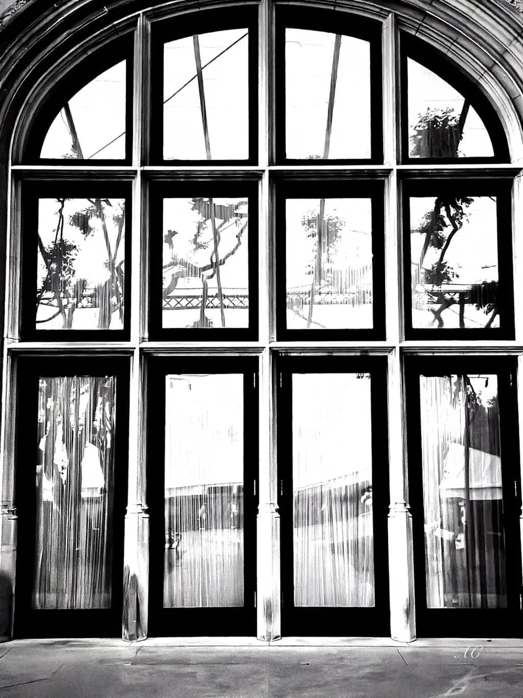 Arched Window Reflection