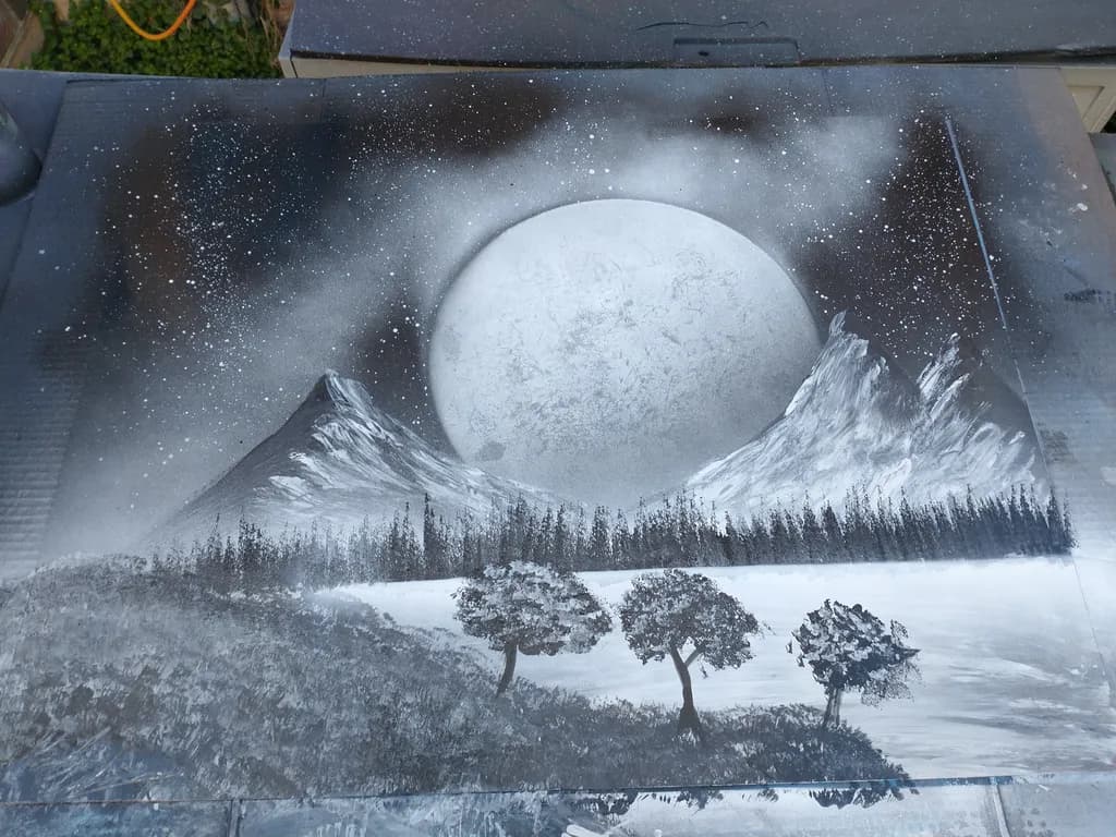Moonlit Peaks