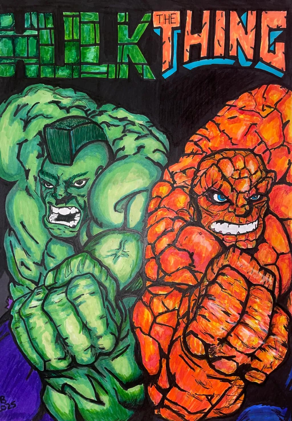 Hulk and The Thing Clash
