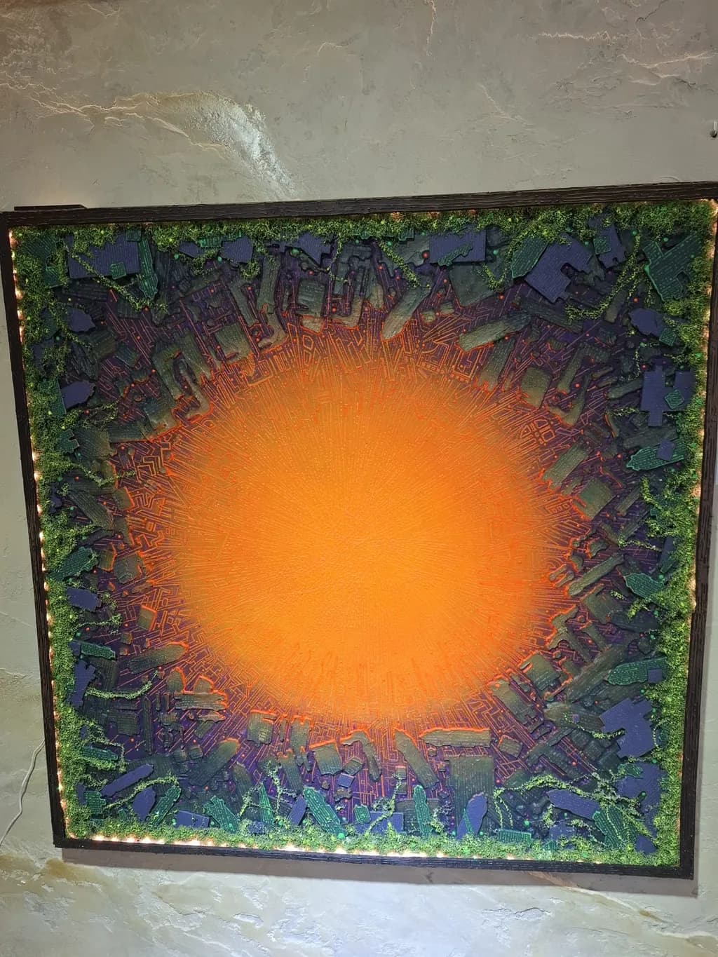 Sunburst Cityscape