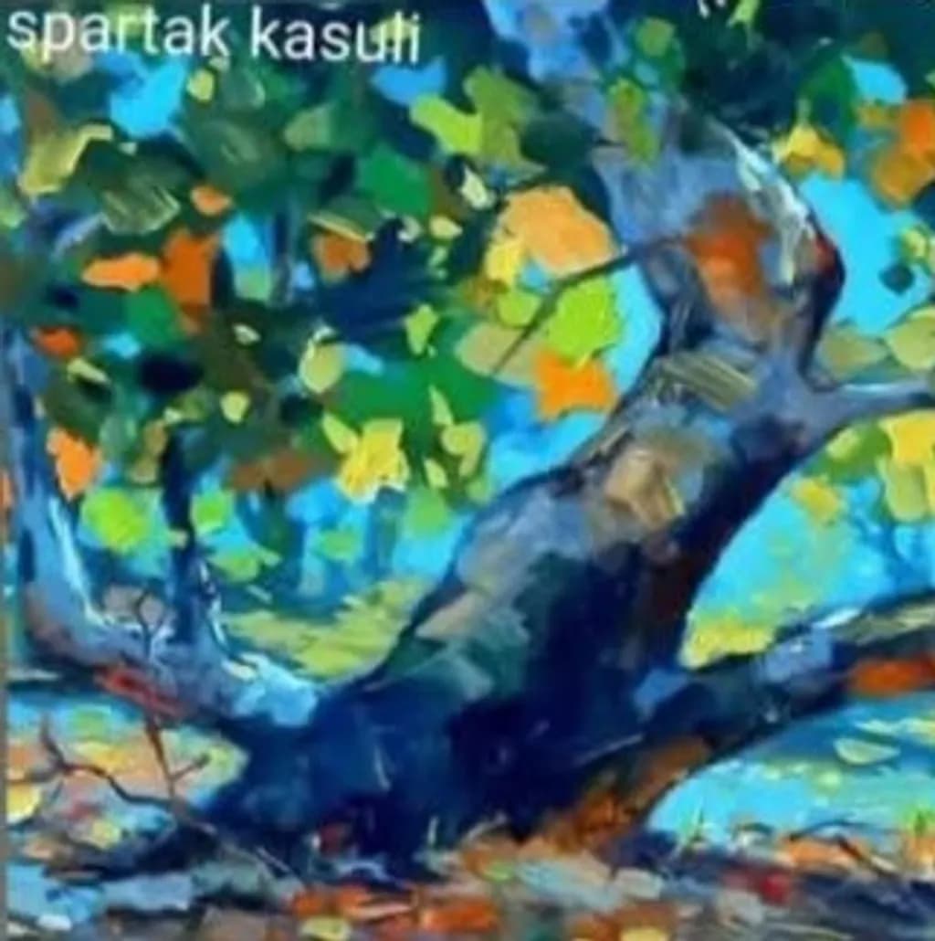 Abstract Tree Colors