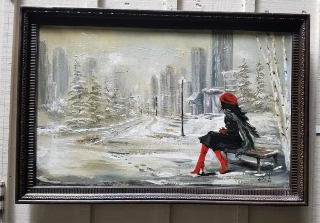 Red Accent Winter
