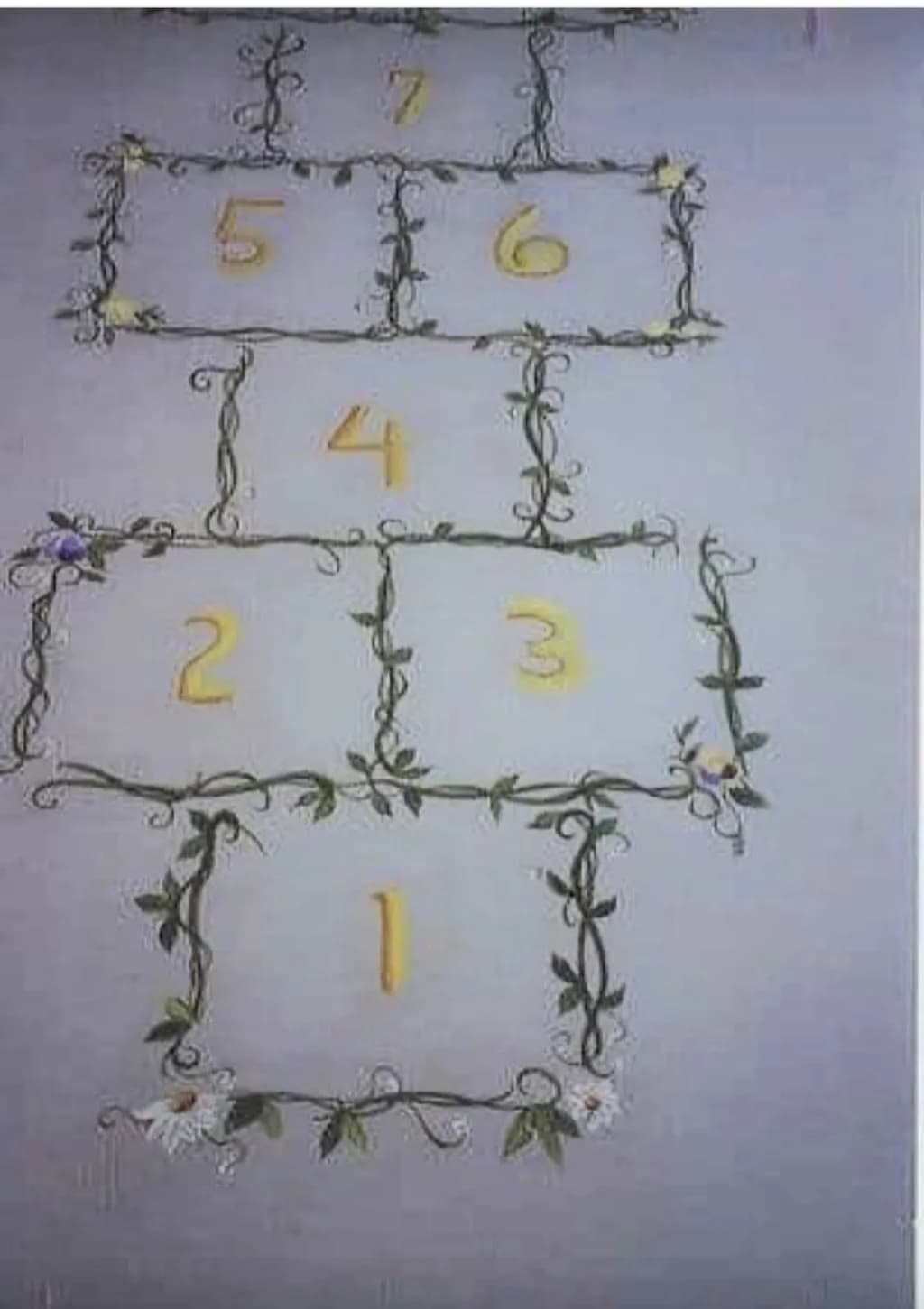 Floral Hopscotch