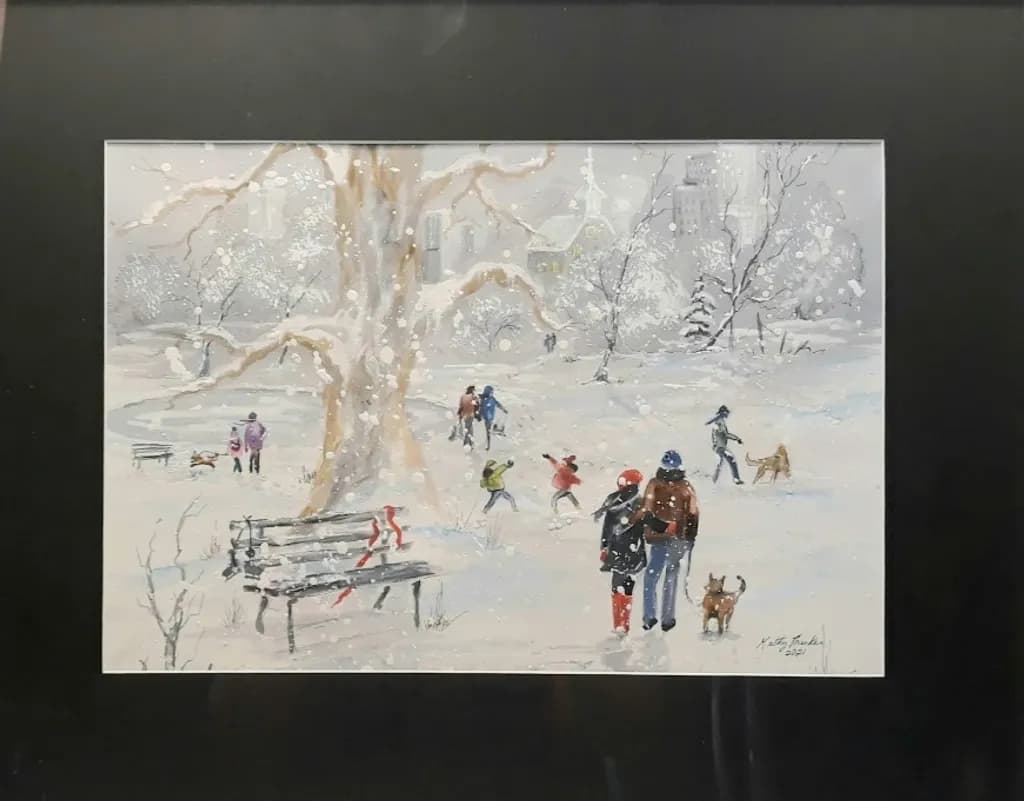 Snowy Day Stroll