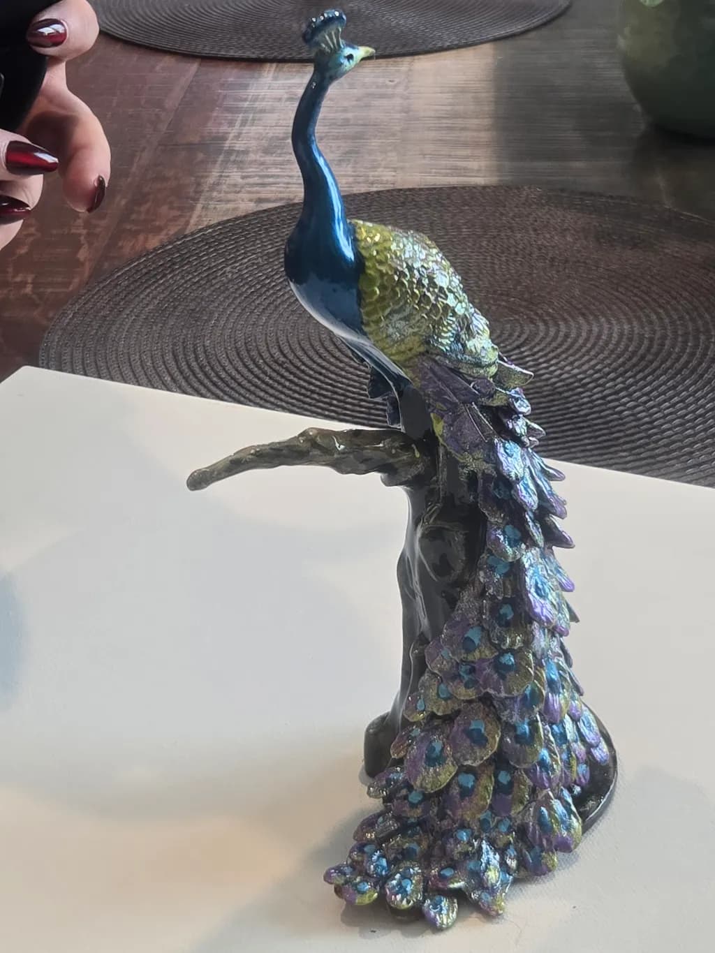 Peacock Sculpture
