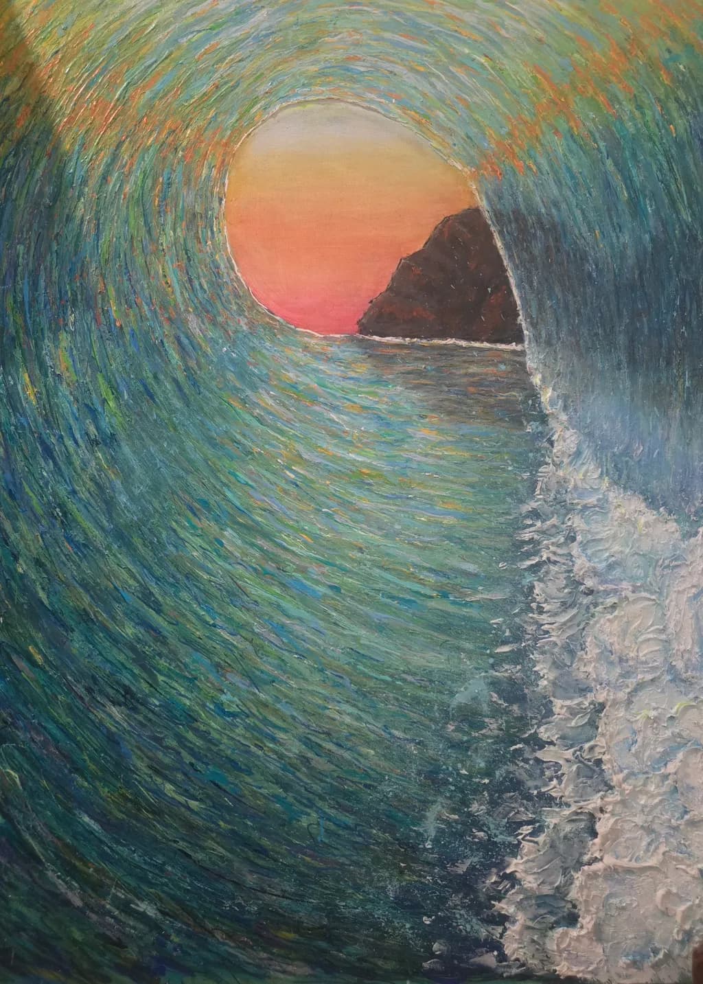 Ocean Wave Sunset