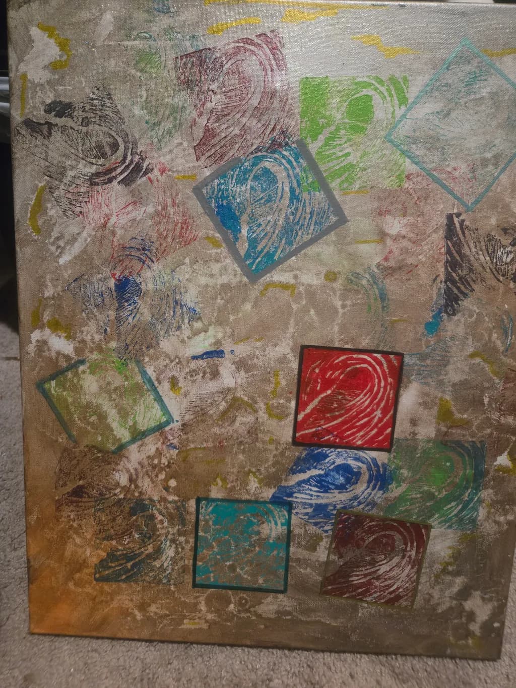 Abstract Squares Composition