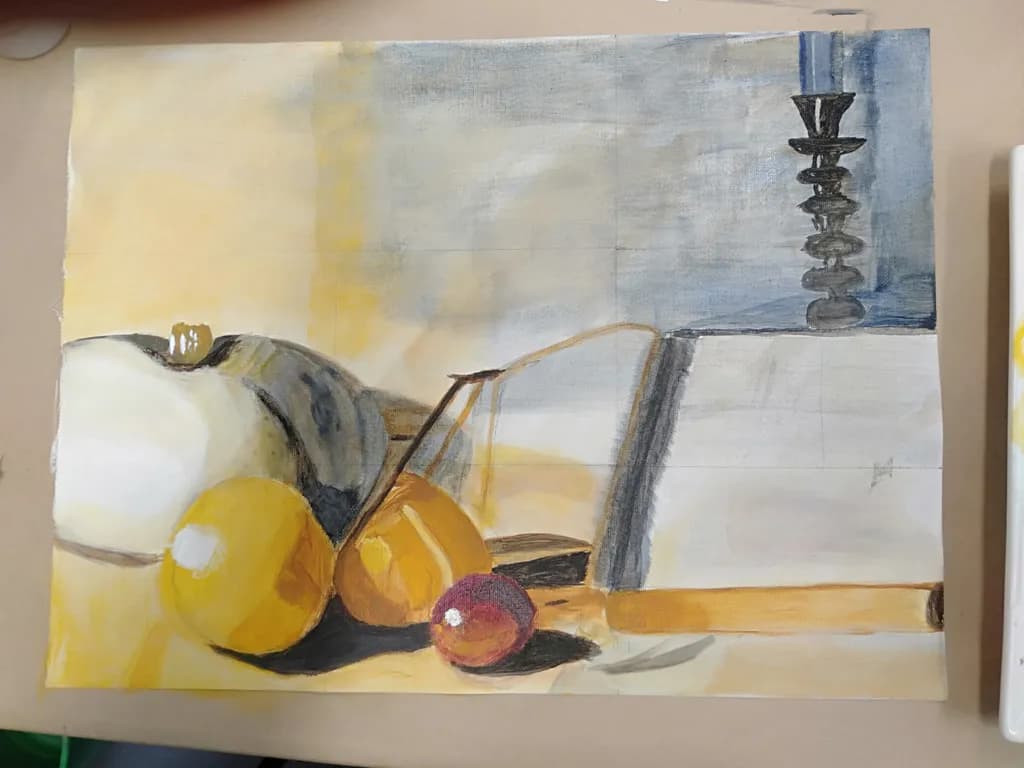 Still Life with Glass and Fruit