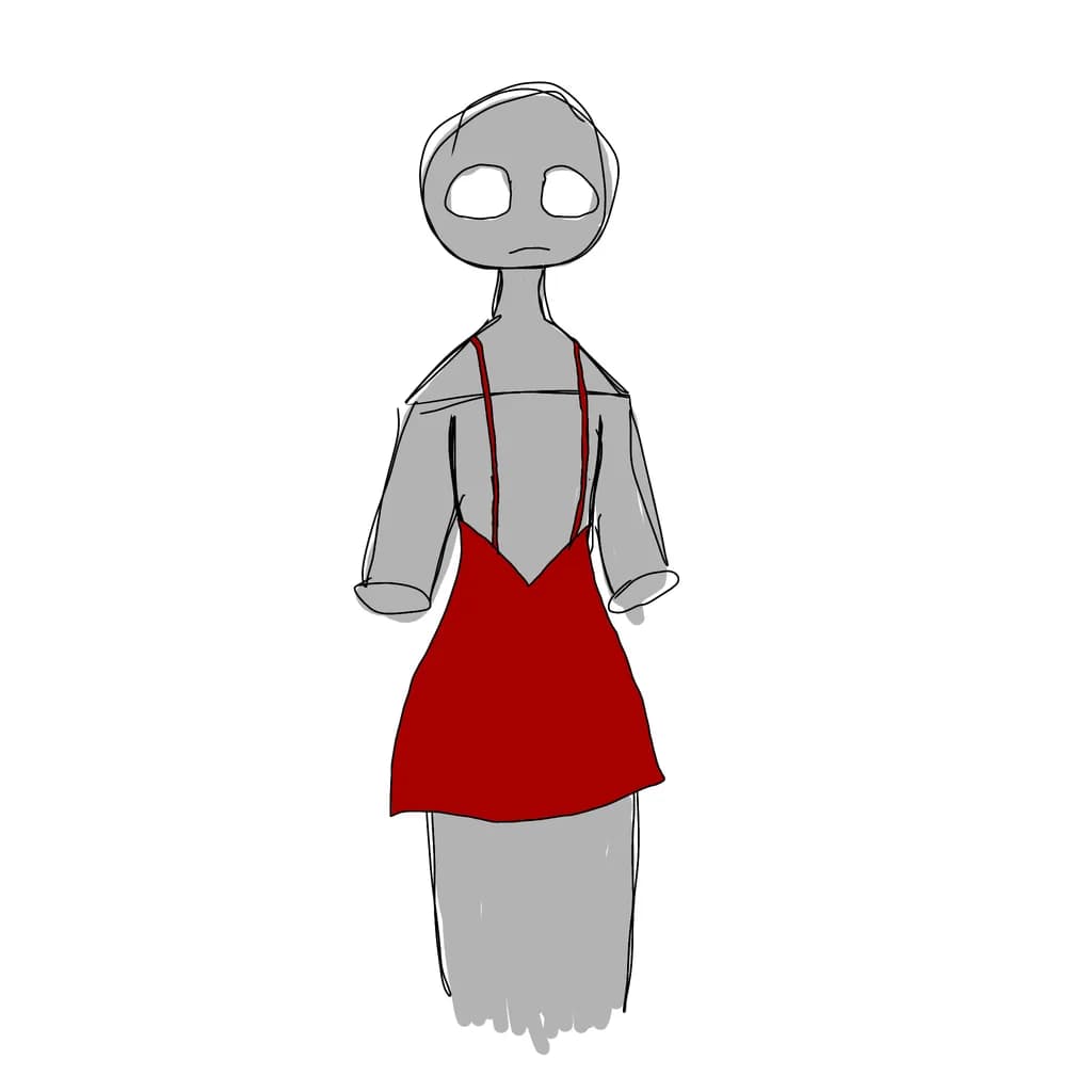 Scarlet Suspender Dress