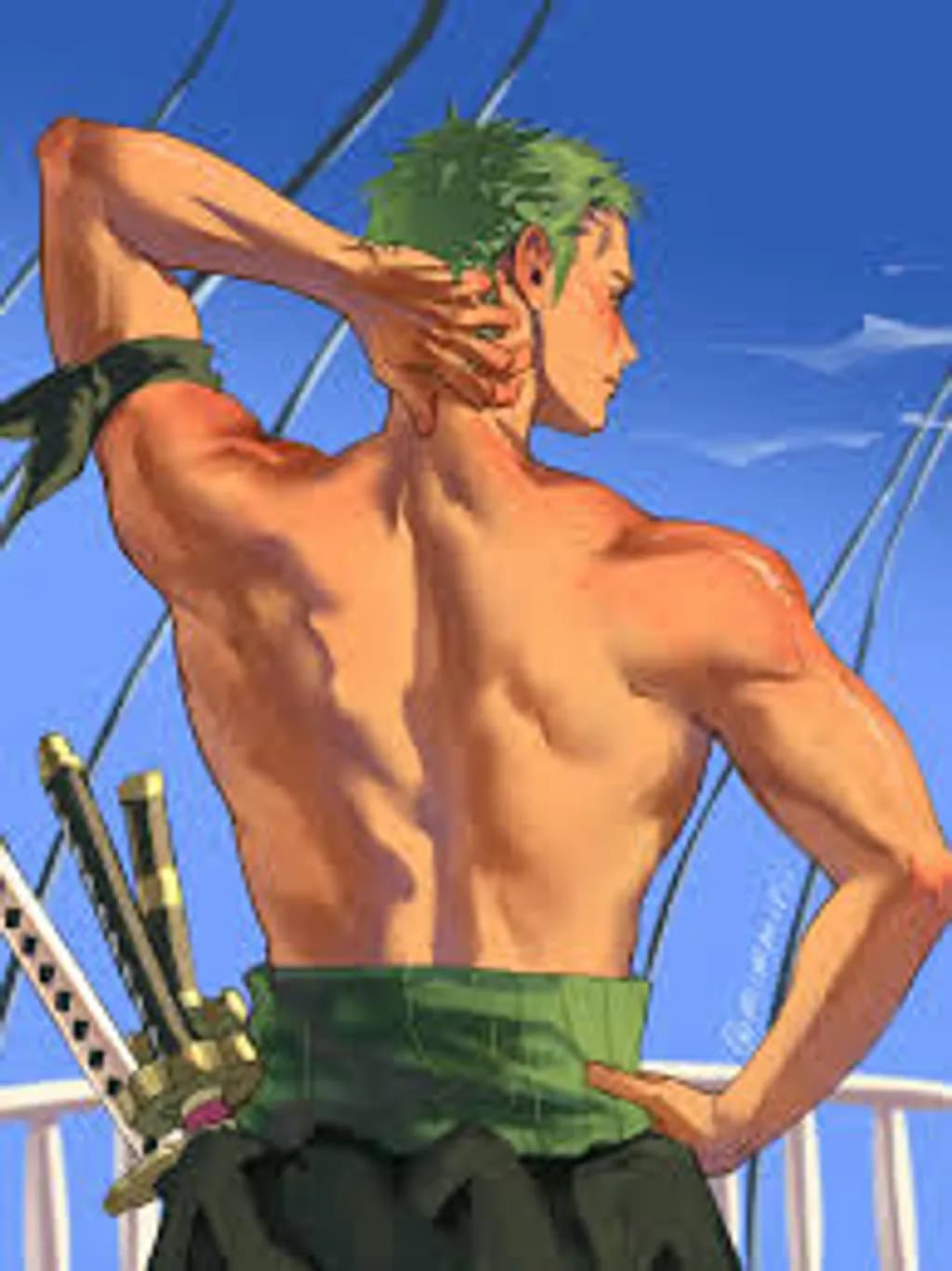 Green-Haired Samurai