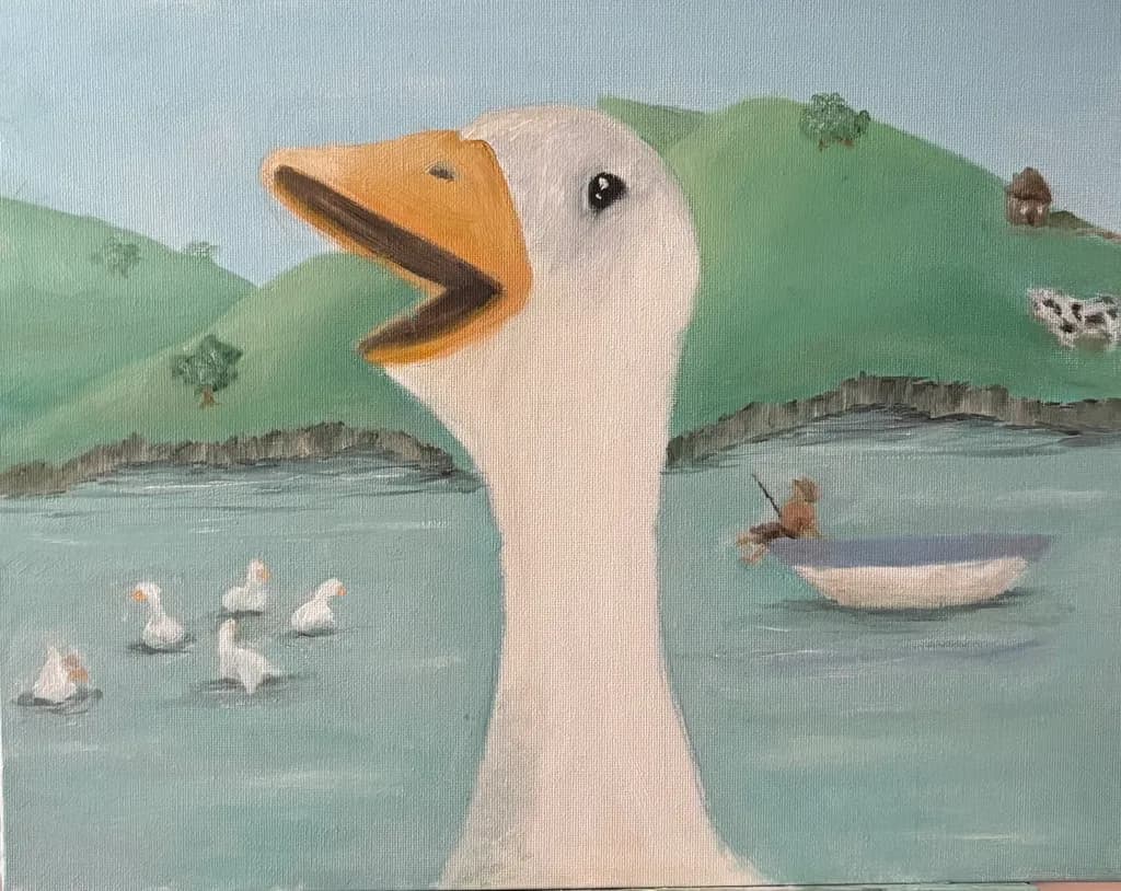 Portrait of a Loose Goose: A Goose Unfettered