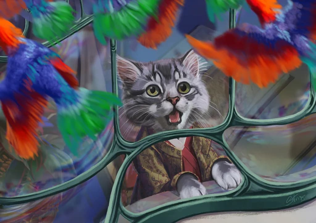 Mirrwry Cat Glance