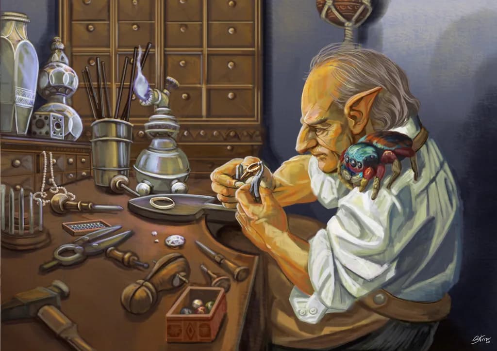 Jeweller at Work