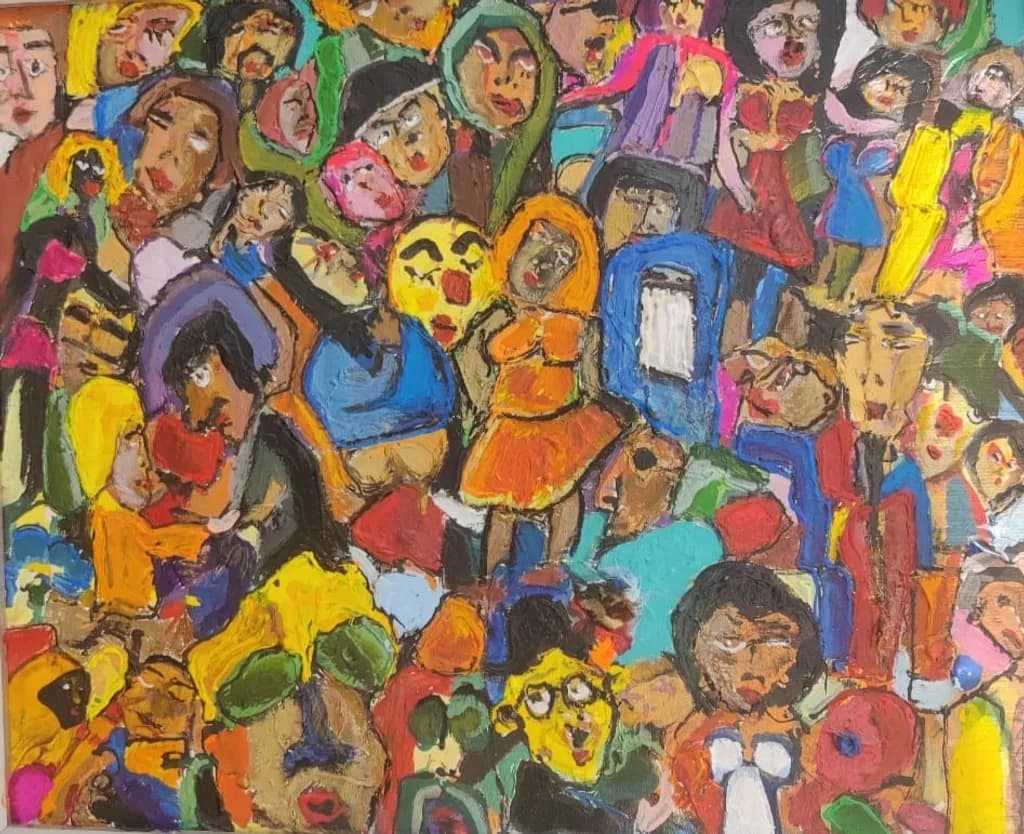 Crowded Mosaic