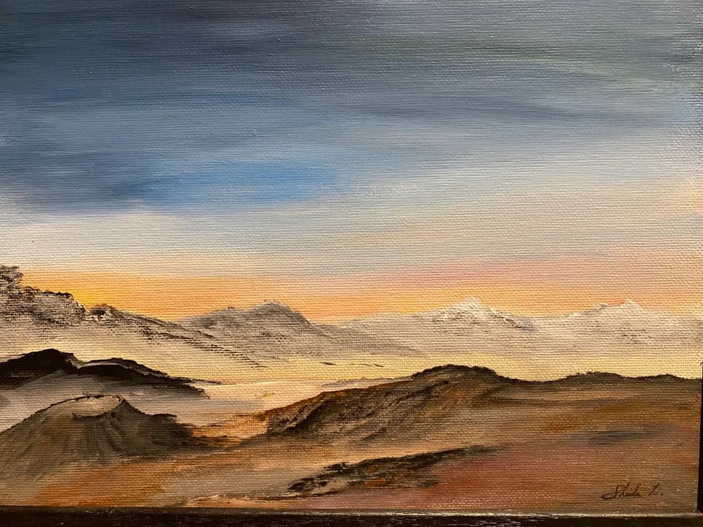 Misty Mountain Glow