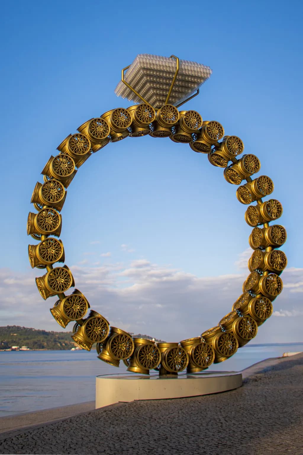 Golden Wheel Ring