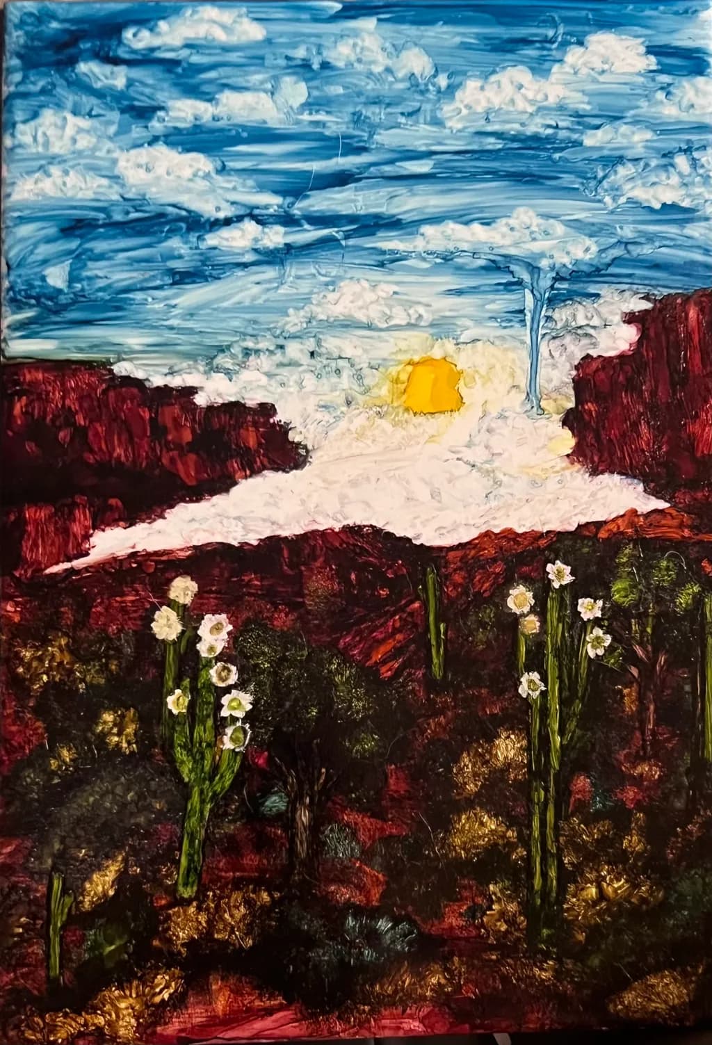 Desert Bloom Sunset