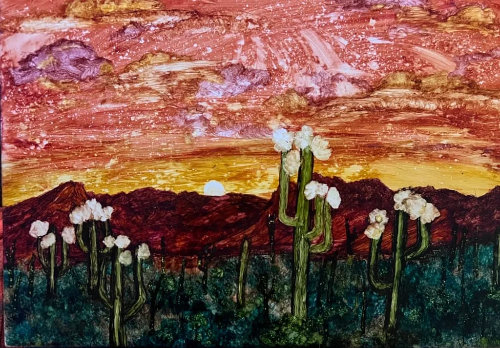 Blossoms at Dusk