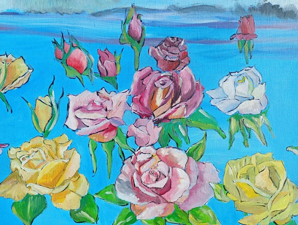Roses in Flight