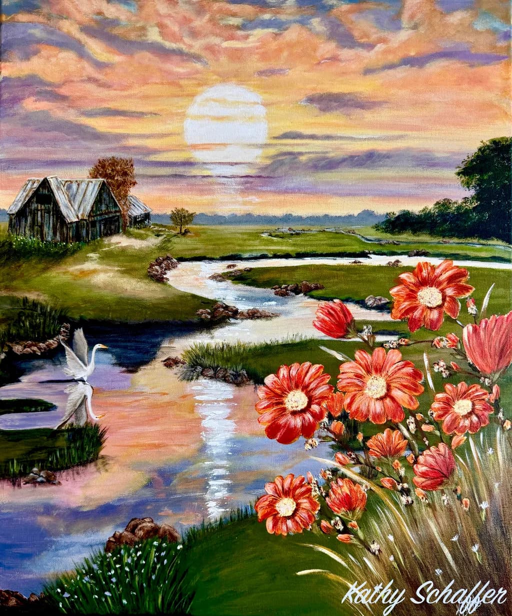 Crimson Meadow Sunset