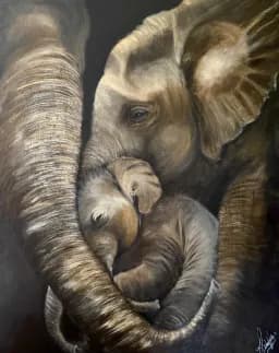 Elephant Embrace