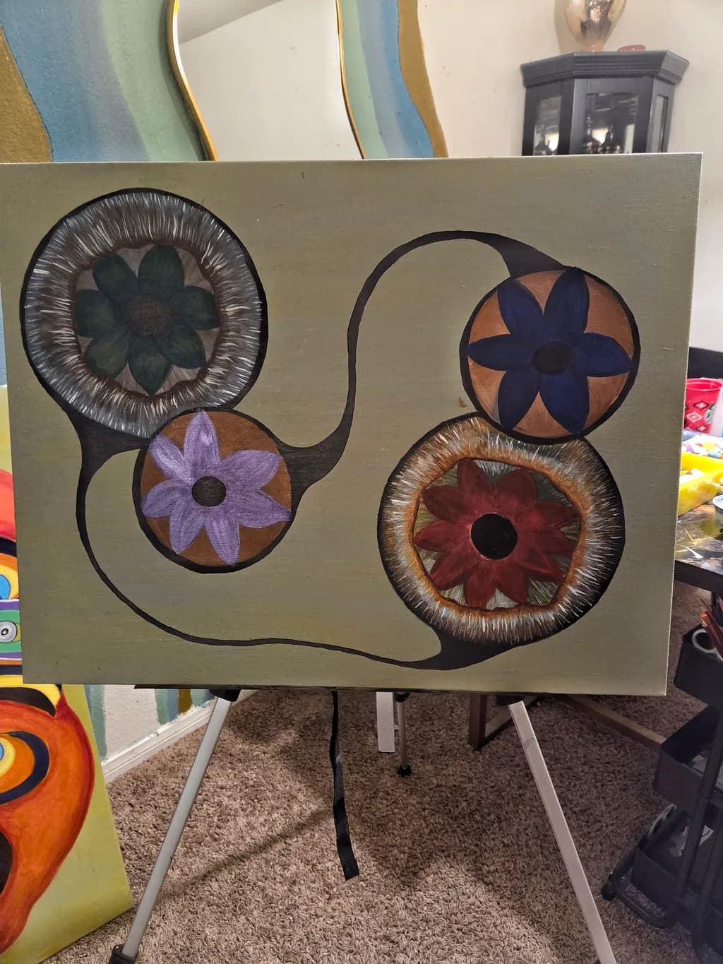 Connected Blooms