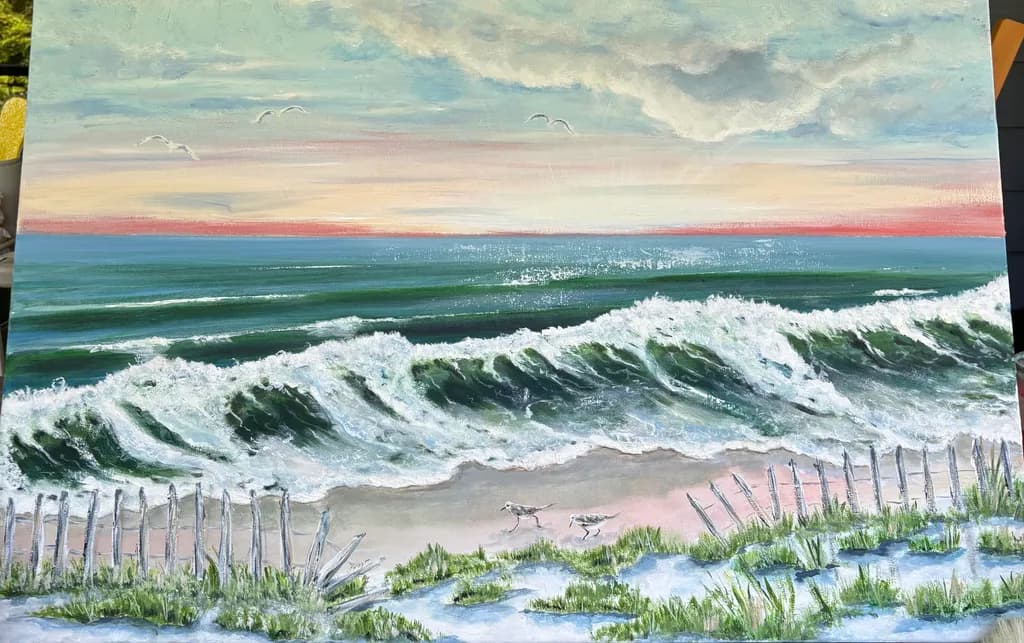 Ocean Waves at Dawn