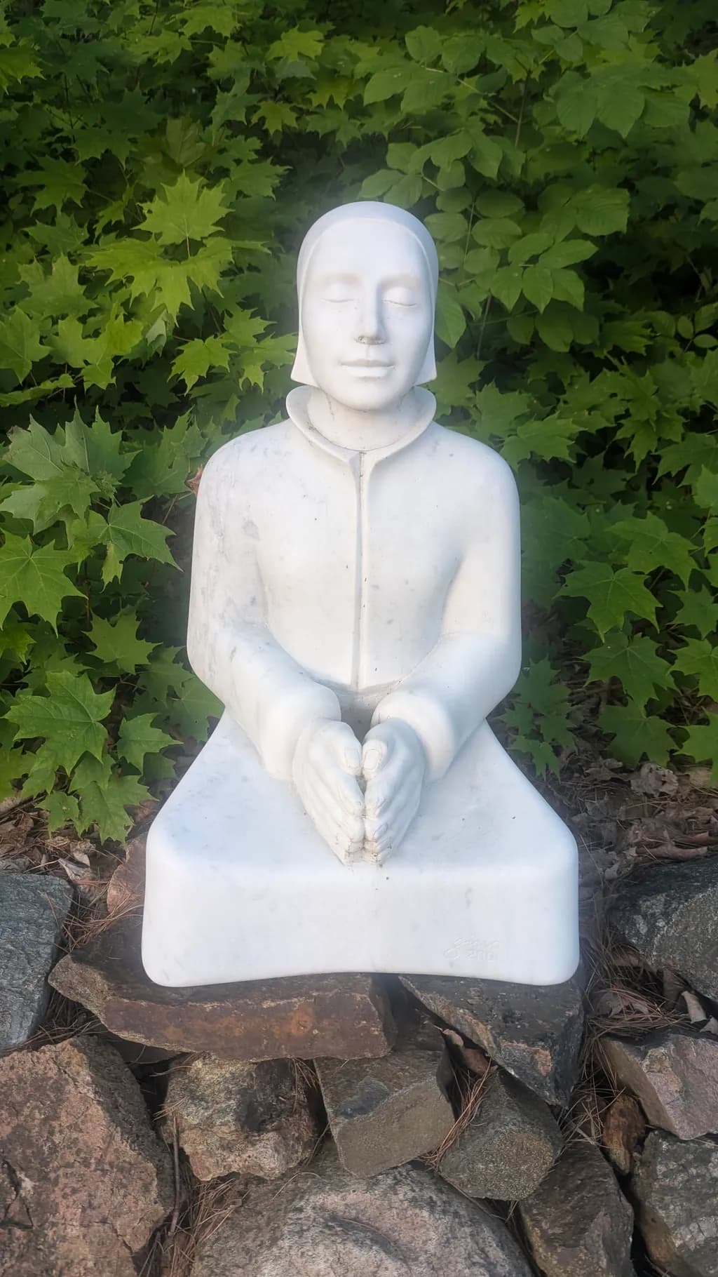 Meditative Stone Figure