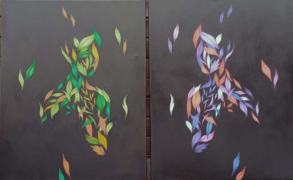 Leaf Figures Duo