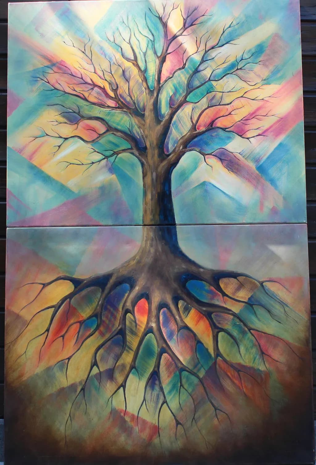Colorful Tree and Roots