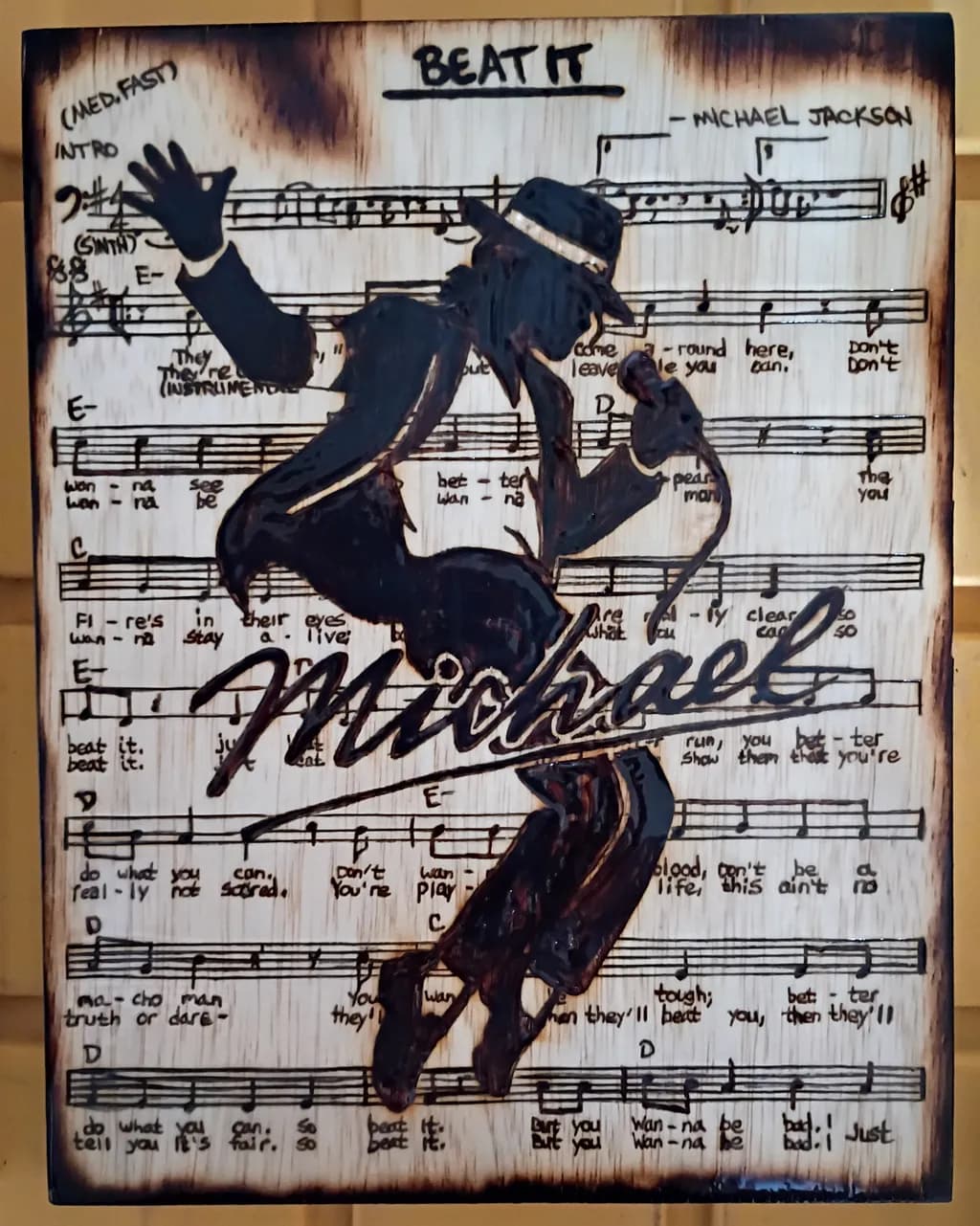 Michael Jackson Beat It Music Sheet