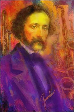 Portrait of Adolphe Sax