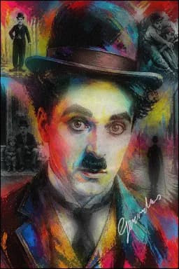 Portrait of Charles Chaplin