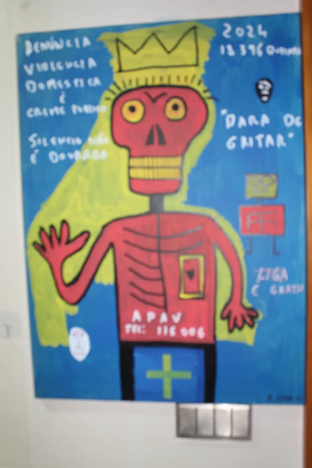 Crowned Skeleton Figure