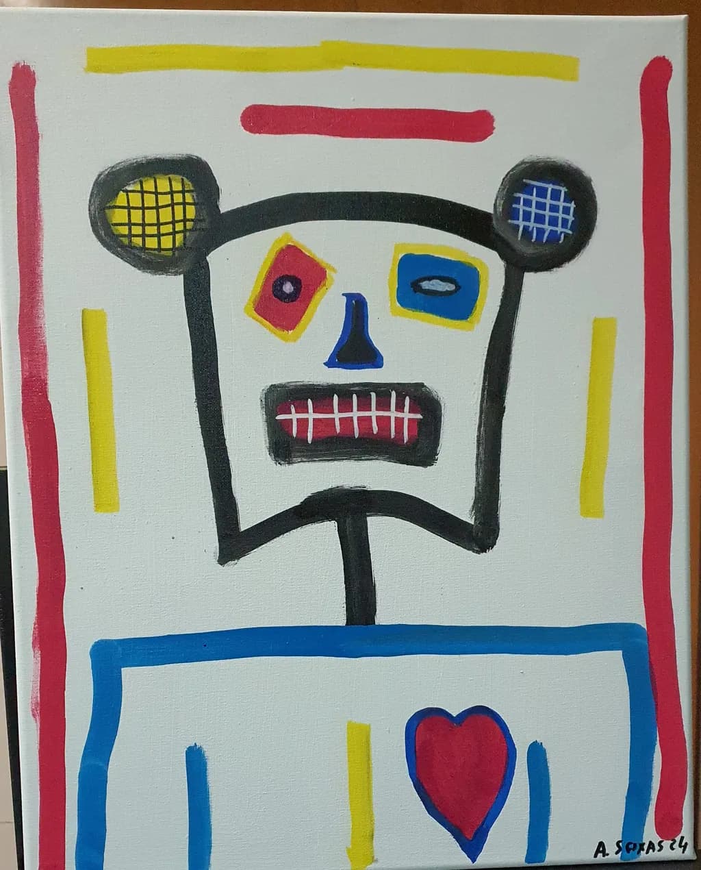 Abstract Robot Portrait